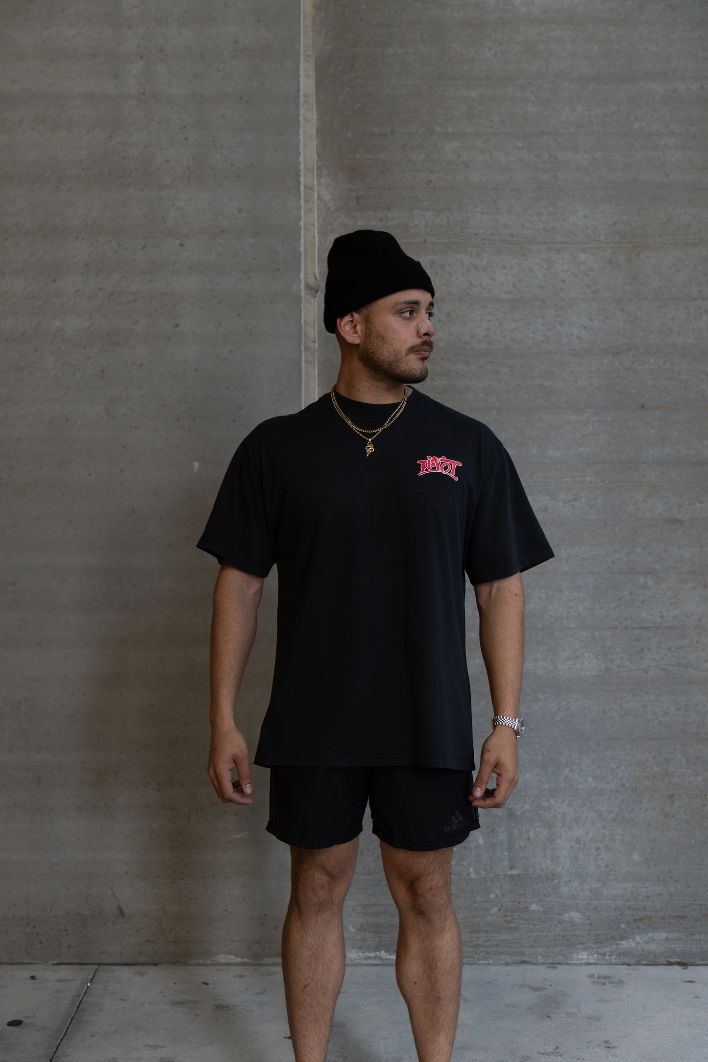 Adjust Oversized Tee - Faded Black