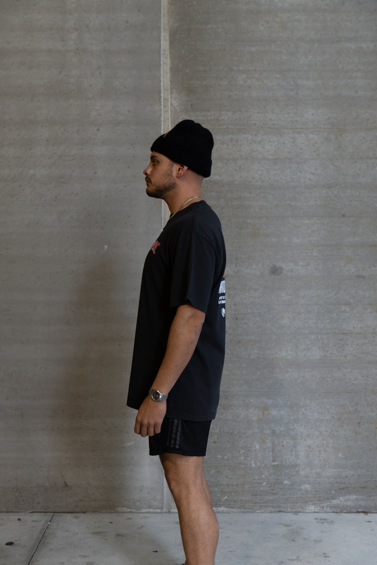 Adjust Oversized Tee - Faded Black