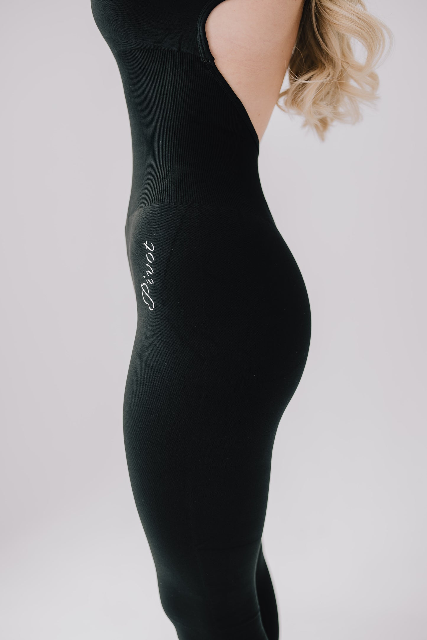 Open Back Bodysuit Black