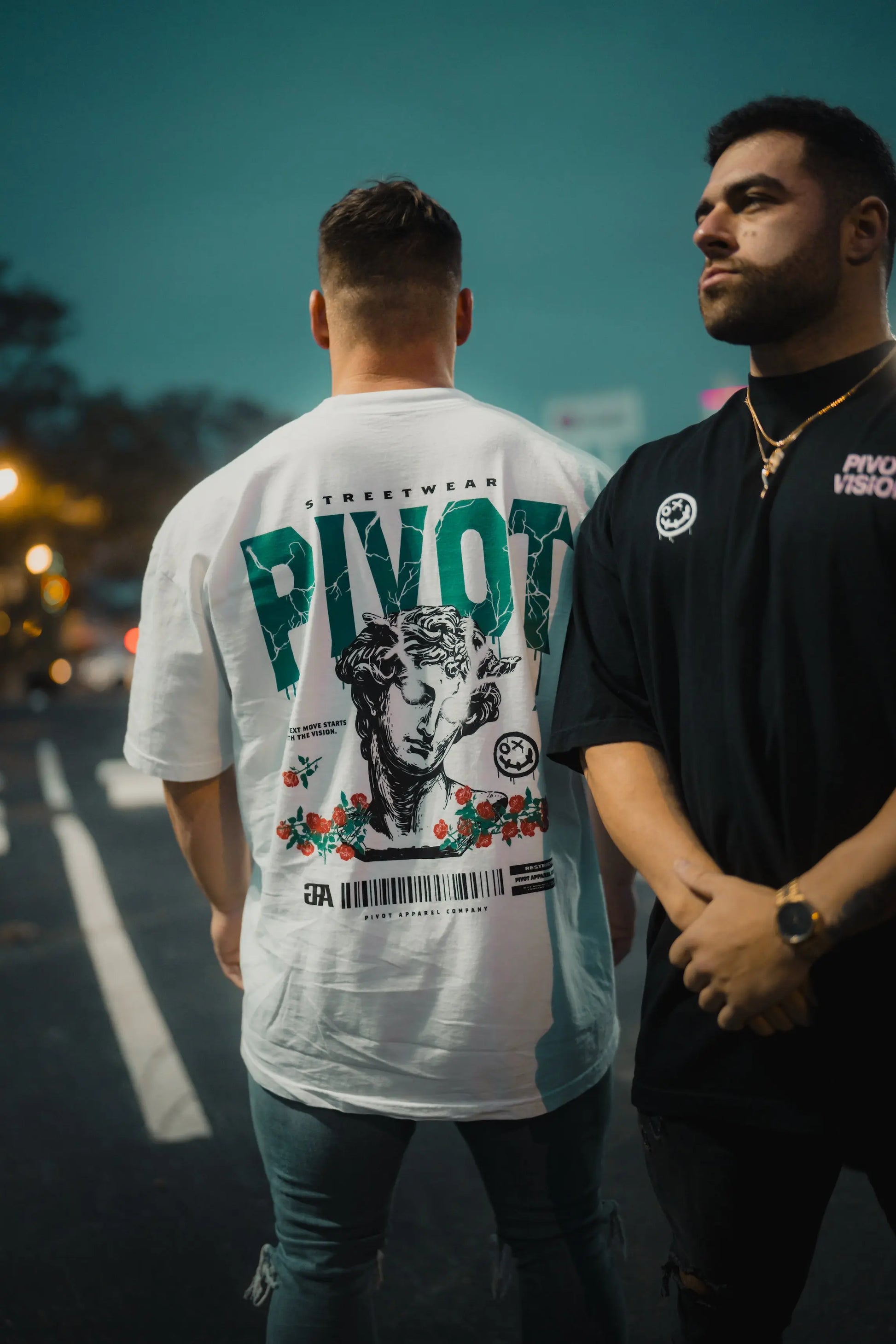 White Pivot Vision Tee Shirt Pivot